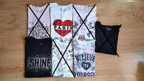 Trička s dlouhým rukávem, primark,146