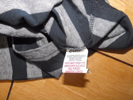 Pruhované tričko so šálovým golierom rebel, rebel,116