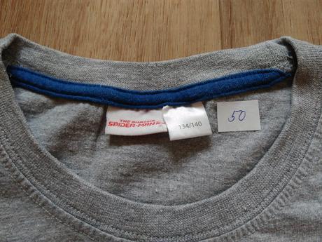 Tričko krátký rukáv, vel 134/140, spiderman, f&f,134