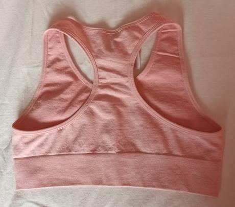 Světle růžová dívčí sportovní podprsenka, kik,158