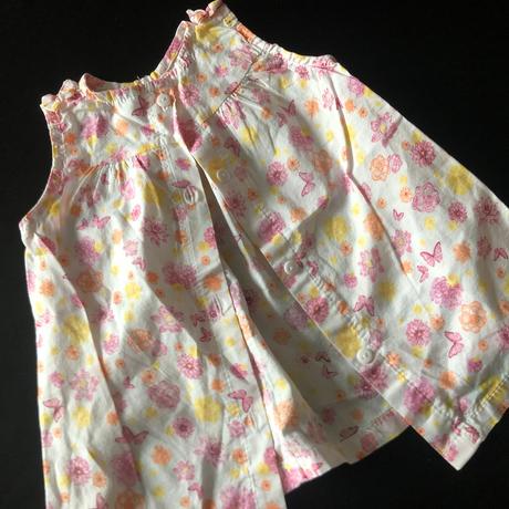 Plátěné letní šaty - zástěrka, 68