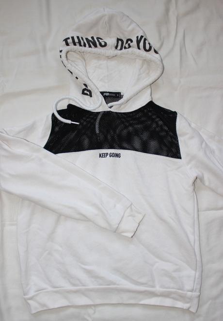 P06 volná mikina s kapucí a se síťovinou, vel. s, s