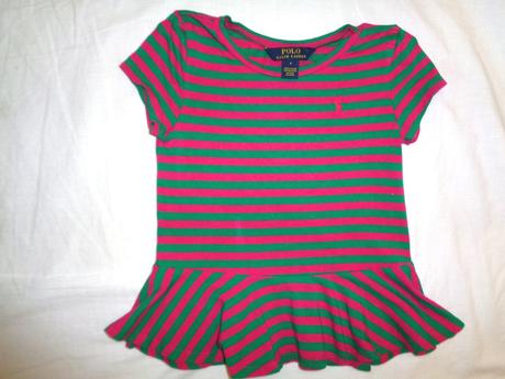 Exkluzivní pruhované tričko ralph lauren 116/122, ralph lauren,116 / 122