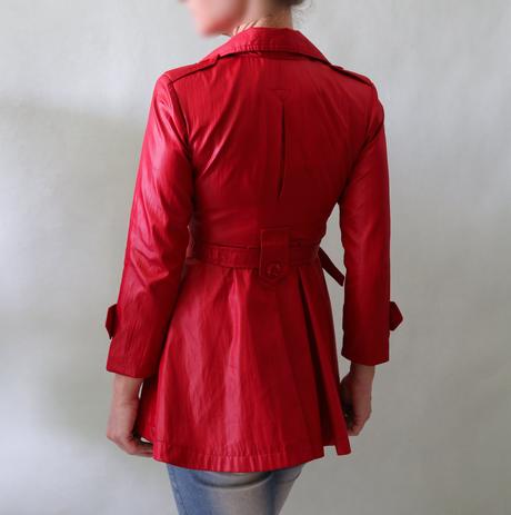 Červený kabátek se sukýnkou vel xxxs, xs