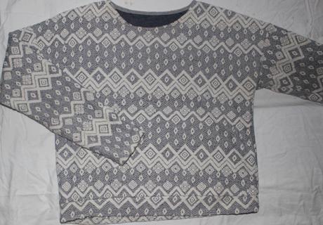 Vb165. vzorovaná elastická blůzka 13-14 let, 164