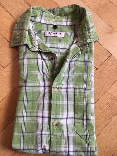 Pánská košile kr. rukáv vel. m 39 / 40, c&a,m