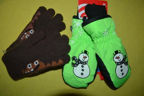 2x rukavice v.92-98 nové, 92 / 98