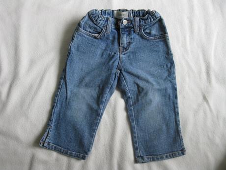 3/4 džíny, gap,110