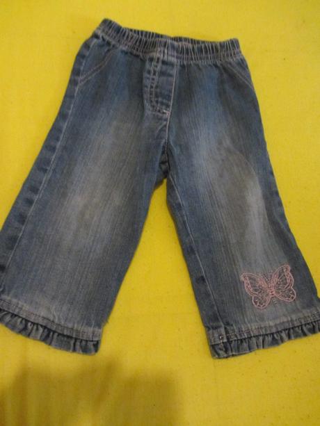 Riflové kalhoty pro holčičku., cherokee,74