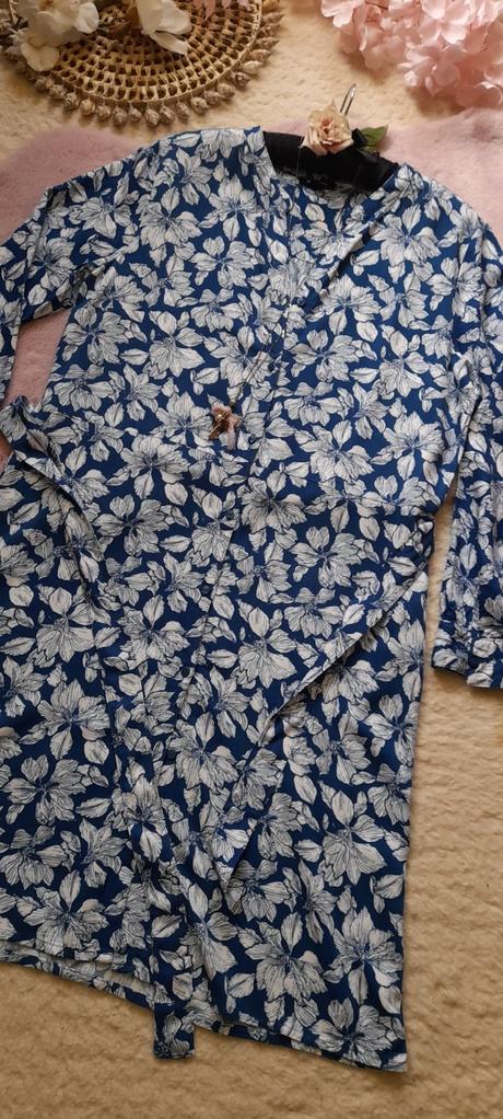 Esmara blůzové květované šaty z viskózy, esmara,40