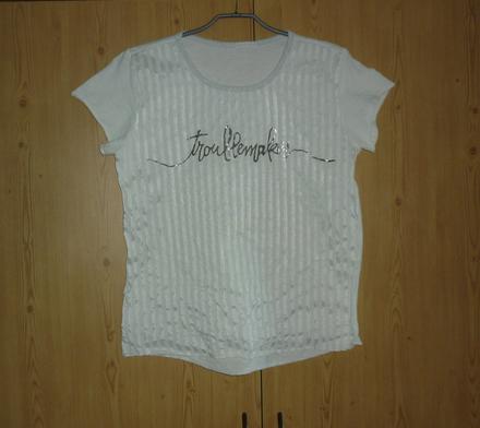 Bílá halenka / tričko moda italia, m