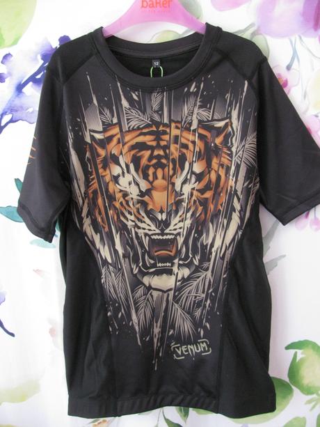 Chlapecké tiger elastické tričko venum, 140