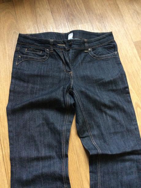 Tmavomodré jeansy/rifle, camaieu,42