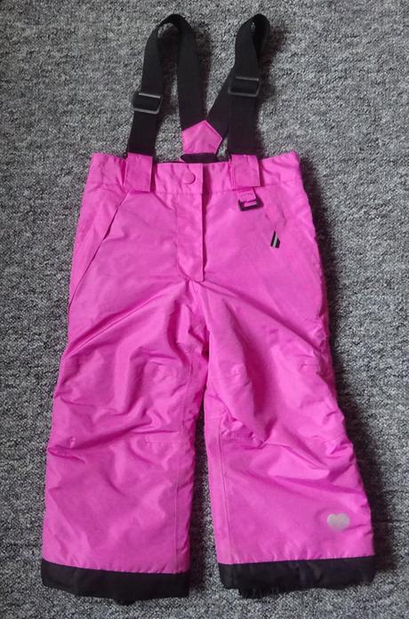 Lyžařské kalhoty sytě růžové, vel. 86/92, lupilu,86