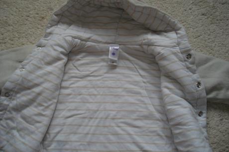 Zateplený sametový kabátek, c&a,68