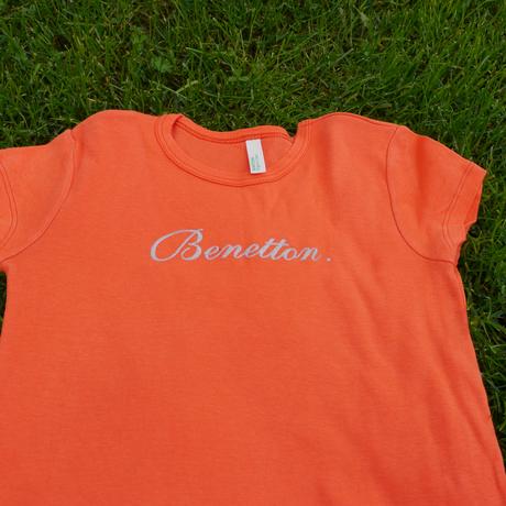 Oranzove bavlnene triko od benetton, benetton,110