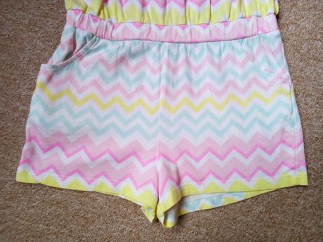 Šortkový overal zn."f&f" vel."122", f&f,122