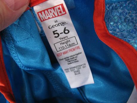 Dívčí kostým - šaty kapitán amerika, 