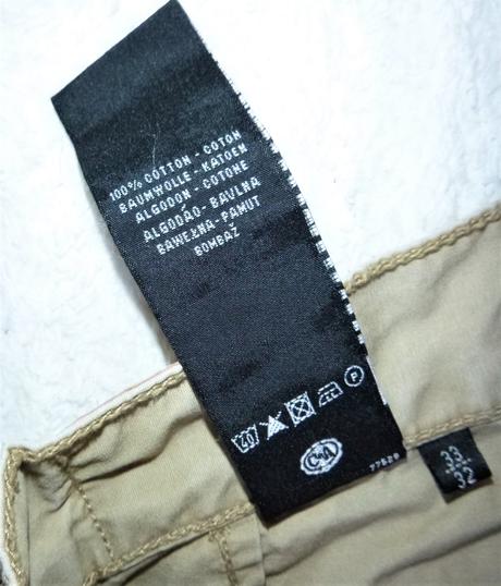 Pánské cargo kalhoty - vel.m -menší postava, c&a,m