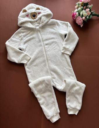 Ob/ overal chlupatý coral flece - v.7/8 let, primark,128