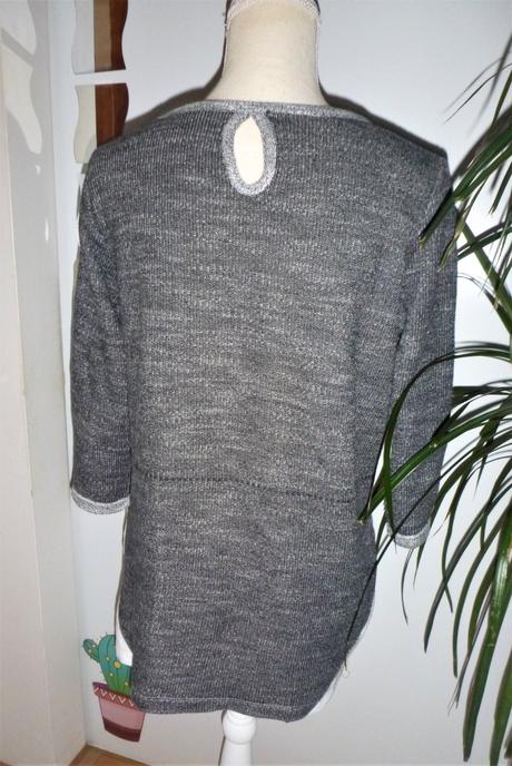 Svetřík s košilovou vsadkou vel.l, l