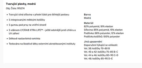 Plavky, tchibo,46