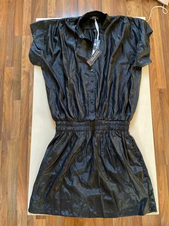 Nové volné satén šaty nebo dlouhá košile, vel m i, m