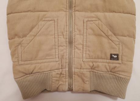 Manžestrová zimní vesta, vestička, vel.80, zn.h&m, h&m,80