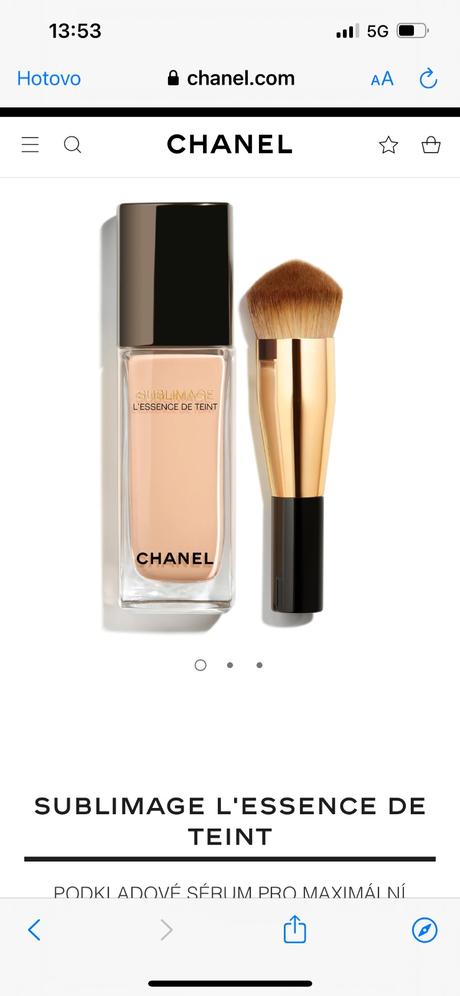 Nový štětec na tekutý make up chanel podklad.sérum, 