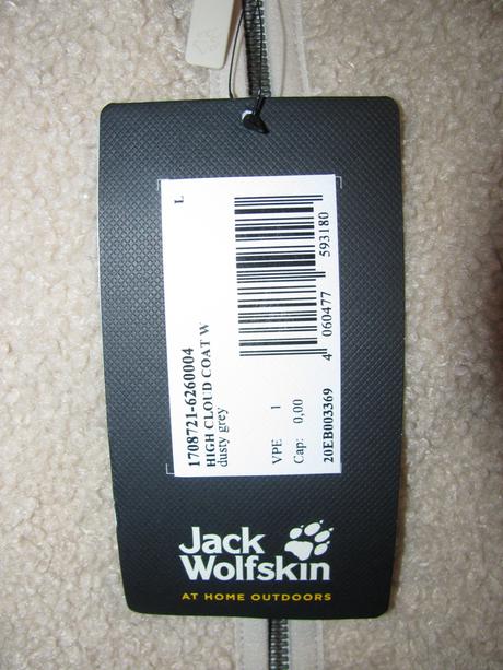 Zimní outdoorový kabátek wolfskin, jack wolfskin,l