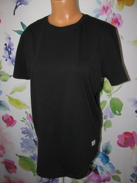 Dámské černé bavlněné tričko, m
