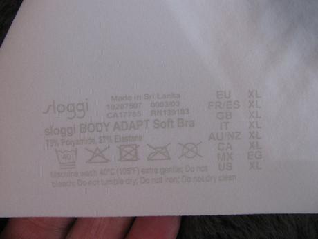 Dámská bezešvá podprsenka sloggi body adapt soft, xl