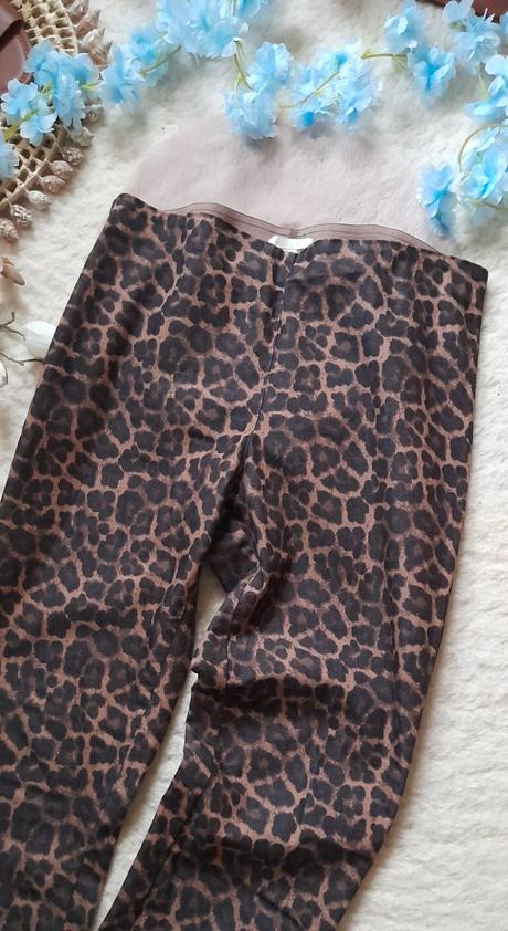 H&m kalhoty s leopardím potiskem, h&m,42