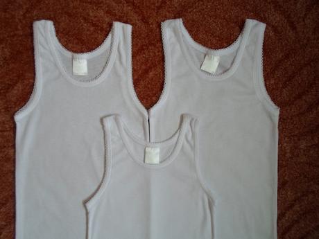 Bílé tričko tílko, 146