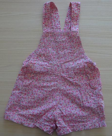 Květované kraťasy s laclem, vel. 86, h&m,86