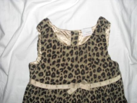 Luxusní teplejší tygrované šaty, next,110