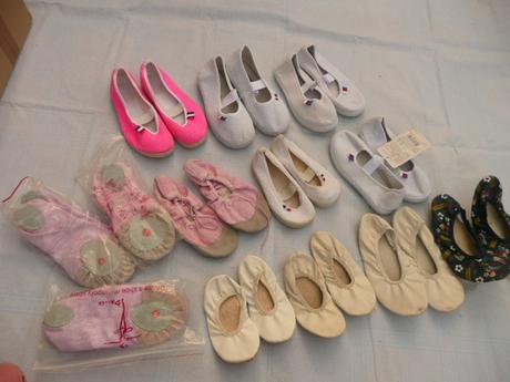 Cvičky baletní gymnastické vel 24-32 10 x, 28