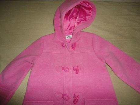 Krásný flaušový kabát bpc, vel. 104/110, 110