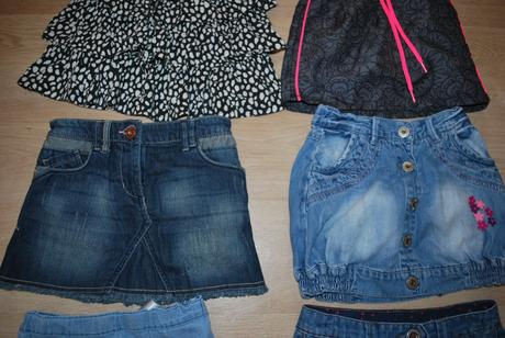 9x sukně sukýnka i jednotlivě 122/128, 122