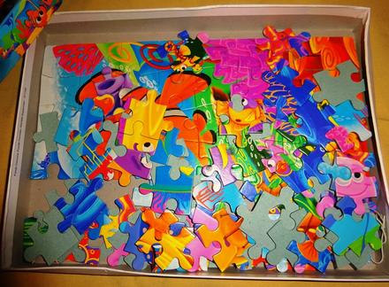 Puzzle nemo 104 dílků disney,