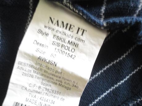 Hezké pólo triko name it, vel. 9-12 měsíců, 80