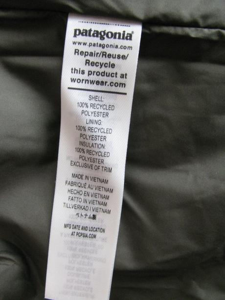 Dámská přechodná khaki prošívaná parka patagonia, l