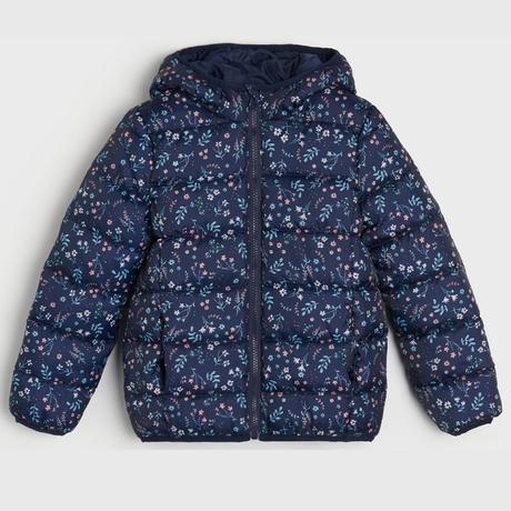 Dívčí kytičkovaná bunda přechodová vel. 128, sinsay,128