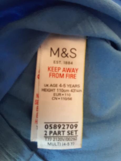 Triko m&s 3ks.velikost 110, marks & spencer,110