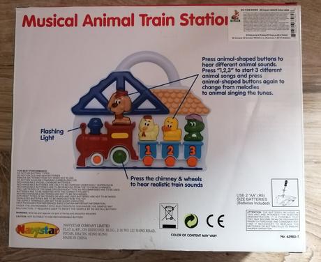 Hrací vláček se zvířátky, 