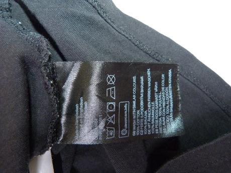Bavlněné černé tričko vel. 92, h&m,92