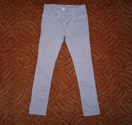 Fialové lila kalhoty rifle džíny skinny slimk next, next,38