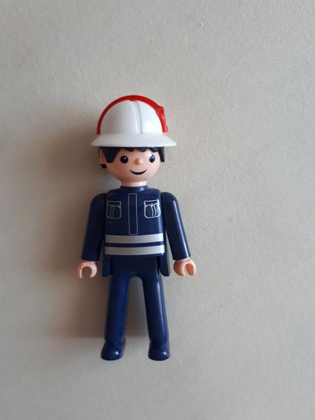 Multigo fire - jeřáb s hasičem - auto s igráčkem, 