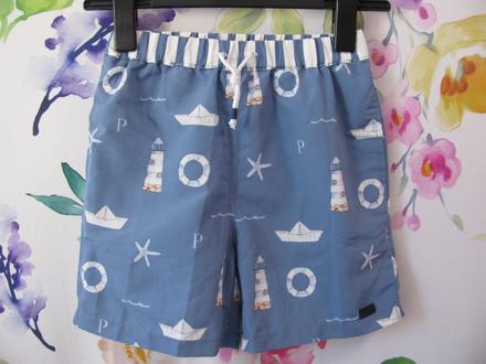 Plavkové koupací šortky / plavky patachou, 128