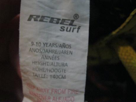 Šortky plavky, rebel,140